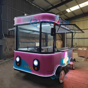 High Quality Mobile Hot Dog <b>Carts</b> Snack Dining Truck for Sale Street Quality Traction Trailer for <b>Candy</b> Food - Product Image 2