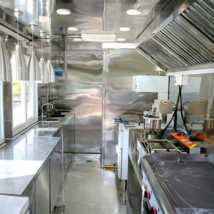 Luxury Fully Kitchen Equipped Mobile Food Truck Commercial Concession Trailer With Bathroom WH-S570 Food Trailer WH-S570 - Product Image 1