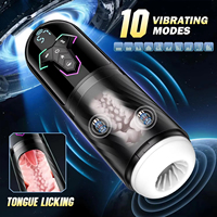 5-in-1 Automatischer Teleskopischer Männlicher Masturbator Penispumpe Beheizt Saugend Vibrierend Sexmaschine Mit LCD-Anzeige Sexspielzeug für Männer
