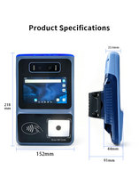 H111 Tap&Go Validateur GPS pour transport en commun avec écran TFT 5 pouces, paiement NFC et billetterie électronique, terminal de collecte des tarifs pour bus et minibus BRT