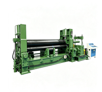 Machine à rouler hydraulique CNC à trois rouleaux W11S-20x3000 pour le cintrage de cylindres, de cônes et de tuyaux