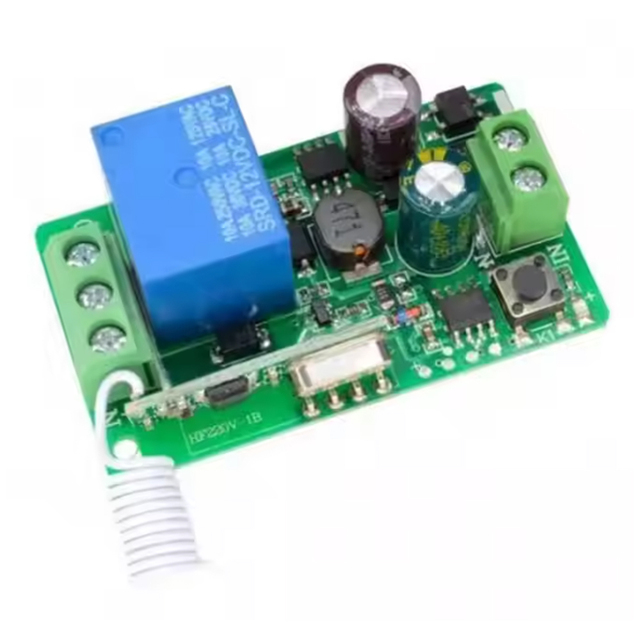 AC 85-220V 10A 315MHZ 433MHz 1Ch One Channel Wireless RF Remote Control Board Transmitter Receiver Relay Switch Module