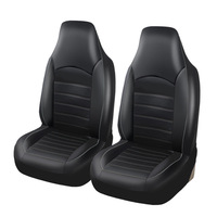 Housses de siège avant universelles classiques, best-sellers, compatibles airbag, de luxe, pour véhicules GM, en cuir PU monobloc, 2/5 places