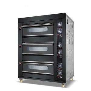 Four rotatif à gaz professionnel pour boulangerie, 32 plateaux, 9 litres, avec fonction vapeur, pour la cuisson du pain et des gâteaux, modèle Sa Marvel - Product Image 5