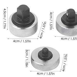 Lot de 3 clés à cliquet réversibles à molette de <span class=keywords><strong>pouce</strong></span>, mini clés à cliquet de poche 1/2, 1/4, 3/8, ensemble de clés à cliquet améliorées pour doigts, outil de réparation - Product Image 2