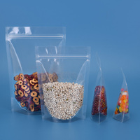 Sacs en plastique PET+CPP à fermeture éclair thermoscellée, fabrication chinoise, impression gravure personnalisée, fond plat transparent, sécurité pour chips de pommes de terre