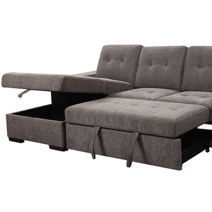 Venta Directa de Fábrica, Sofá <span class=keywords><strong>Cama</strong></span> para Sala de Estar, Tapicería Moderna de Lujo, 2 Plazas con <span class=keywords><strong>Chaise</strong></span> <span class=keywords><strong>Longue</strong></span> y Otomana - Product Image 6