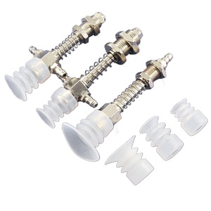 Composants et raccords pour bras robotisé, soufflets standard à fixation par vis, en caoutchouc silicone industriel, à grande et petite tête, pour aspiration - Product Image 3