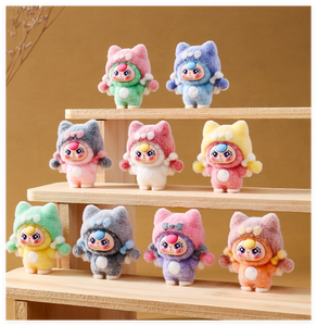 Kawaii Miniature Gifts 3d People Flock Boy Baby Girl Figure Plastic Figurine Cute Cartoon Characters Beauty Fashion Game New Toy