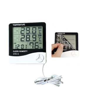 Thermomètre et Hygromètre Électronique North Double Bridge avec Sonde Étanche -<span class=keywords><strong>2</strong></span>°C pour Aquarium, Fonction de Maintien des Données, Affichage Celsius/<span class=keywords><strong>Fahrenheit</strong></span> - Product Image 4