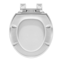 Siège de toilette en PP vierge haute brillance (17"/19") - Norme américaine, fermeture douce, antibactérien, résistant à la décoloration, écologique, durable, marque Yijia