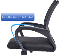 Chaise en maille réglable avec structure en acier, confortable pour le bureau, les jeux et la maison.