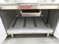 Grande Plancha à Gaz Professionnelle GPL/GN avec Armoire, 2 Boutons de Contrôle Séparés, pour Restaurant
