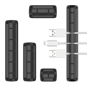 Cable Organizer Desktop 5 Hole Self Adhesive Clip For Data Cables - Product Image 5