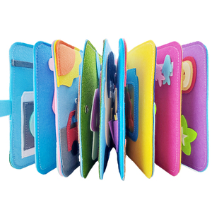 Livres d'activités en feutre Montessori personnalisables pour tout-petits, lavables, <span class=keywords><strong>3D</strong></span>, apprentissage sensoriel, histoire, FUAN, 0-24 mois - Product Image 1
