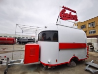 Cuisine mobile entièrement équipée en acier inoxydable, remorque alimentaire remorquable à vendre pour la vente de glaces, de café, de bonbons et de collations