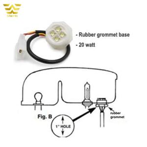 <span class=keywords><strong>Kit</strong></span> de luces estroboscópicas para vehículos, accesorio de lámpara de advertencia de emergencia de 80W y 12v, 4 unidades - Product Image 4