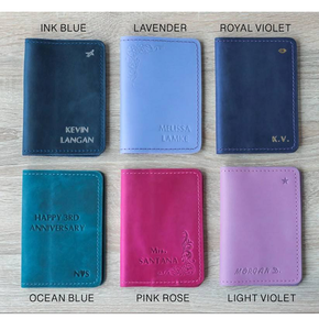 ซองหนังเทียมทำมือปรับแต่งได้แบบพรีเมี่ยมซองใส่หนังสือเดินทางพร้อมที่ใส่บัตรดีไซน์หรูหรามีสไตล์สำหรับการเดินทางที่สมบูรณ์แบบ - Product Image 6