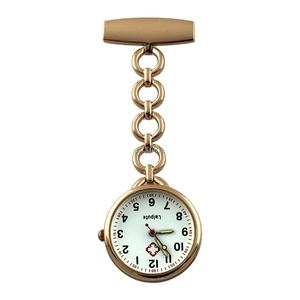 새로운 미소 휴대용 간호사 시계 안전 브로치 핀 매달려 포켓 간호사 Fob 시계 Relog 빛나는 손 글로우 어두운 - Product Image 1