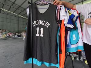 MS06 Venta al por Mayor de <span class=keywords><strong>Camisetas</strong></span> y Pantalones Cortos de <span class=keywords><strong>Baloncesto</strong></span> de <span class=keywords><strong>Segunda</strong></span> <span class=keywords><strong>Mano</strong></span>, Estilo Vintage, para Competiciones y Uso Casual, Empacados en Fardos - Product Image 4