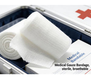Rollo de Gasa de Algodón Puro Desechable, Desengrasante, <span class=keywords><strong>para</strong></span> Primeros Auxilios, Apósito <span class=keywords><strong>para</strong></span> <span class=keywords><strong>Heridas</strong></span> - Product Image 3