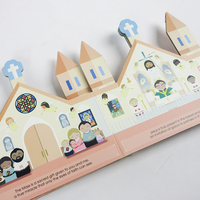 Impresión de Libros de Cartón Personalizados con Papel Recubierto de Alta Calidad para la Educación Infantil