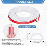 Gaine de câble murale semi-circulaire blanche flexible autocollante, utilisation en extérieur, protection contre les intempéries, dissimulateur d'extrusion