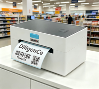 Imprimante d'étiquettes thermiques sans fil 4x6 pouces BT LAN USB A6 pour codes-barres et autocollants d'expédition