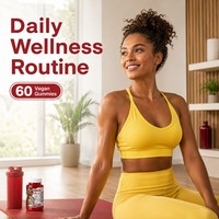 Gummies de Racine de Maca OEM Marque Privée Vegan Forme Ours 60 Unités Soutien Énergie Supplément Herbal