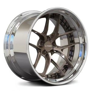 Deep Concave Forged Aluminum Alloy <strong>Wheels</strong> 17/18/19/20/22/24 Inch Chrome 5x100/5x114.3/5x115/5x120 PCD Passenger Car <strong>Wheels</strong> - Product Image 5