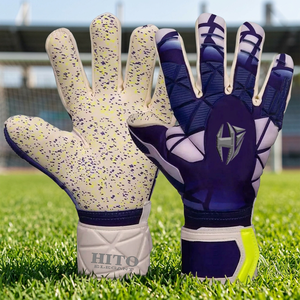 Gants de gardien de but en latex de haute qualité, paume imprimée en silicone, gants de football de sécurité, nouvelle conception de qualité supérieure - Product Image 3