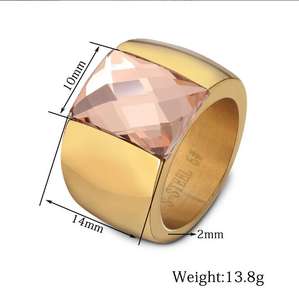 Gloednieuwe natuursteen verwisselbare roestvrijstalen penisbal titanium stalen ring - Product Image 6