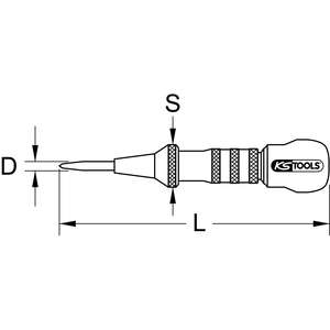KS <b>TOOLS</b> Automatic <b>centre</b> <b>punch</b>, Ø 4mm - Product Image 3