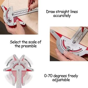 Règle d'angle et rapporteur pour menuisiers 10/15/20 pouces, en acier inoxydable, pour la <span class=keywords><strong>mesure</strong></span> des angles et le traçage en menuiserie, outils <span class=keywords><strong>de</strong></span> charpentier - Product Image 2