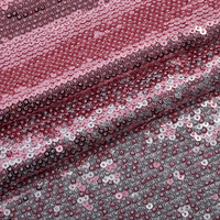 Nouvel Arrivage Tissu en Dentelle Brodé de Paillettes 100% Polyester Brillant, Respirant et Changeant de Couleur, 285 g/m², Idéal pour les Soirées Élégantes