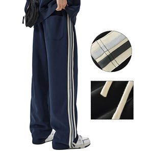 Automne hiver pantalon droit 340G cordon large jambe décontracté transfrontalier Streetwear - Product Image 3