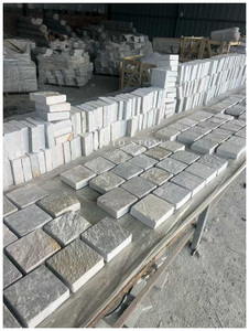 Dalles de pavé en <span class=keywords><strong>ardoise</strong></span> naturelle durable avec support en maille pour l'extérieur, dalles de pavage modernes pour la décoration de jardins et de parcs, personnalisables - Product Image 2
