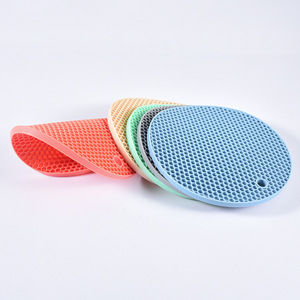 <b>Silicone</b> Trivet Mats Hot <b>Pads</b> Spoon Rest Multipurpose Trivet for Hot Dishers Heat Resistant Food Grade <b>Silicone</b> Set of 5 - Product Image 1