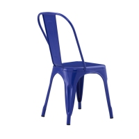 OEM/ODM pour chaise de loisirs empilable moderne en métal forgé avec cadre en bronze martelé