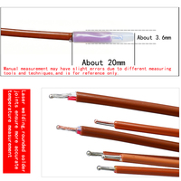 Songdao OEM/ODM IP68 Waterproof PTFE Insulated 20mm Probe Thermocouple Temperature Sensor K-Type/J-Type/T-Type