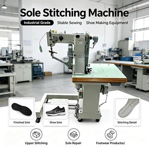 Machine à coudre les semelles pour la fabrication de chaussures, à usage industriel, point de chaînette, une aiguille, moteur métallique, nouveau modèle, prix compétitif - Product Image 1