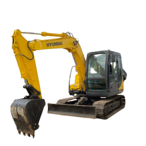 Excavadora de cadenas Hyundai R80-7 usada con 1 año de garantía, motor y bomba de alta calidad a bajo precio - Product Image 1