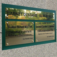 Business Sign Wall logo Design Signalisation personnalisée Acrylique Extérieur Personnalisation exclusive Convient à plusieurs endroits