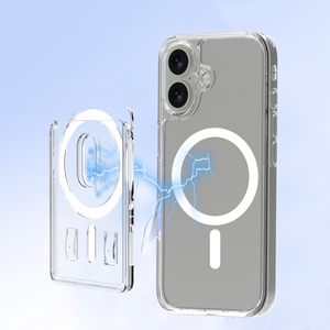 Ingrosso Nuovo Arrivo Universale Magnete Cellulare Porta Carta di Credito Chiaro Custodia per iPhone 17 Pro Max per <span class=keywords><strong>Samsung</strong></span> Accessorio - Product Image 1