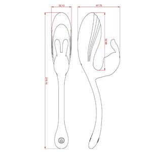 Premium Silicone App Remote Control Wearable Stimulator Panty <b>Vibrator</b> 3 in 1 Rabbit <b>Vibration</b> Dildo Toys <b>Vibrator</b> for Women% - Product Image 6