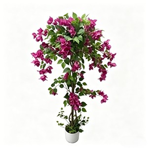 High Quality Real Touch <b>Artificial</b> Silk Bougainvillea <b>Trees</b> Durable Indoor Desktop Plants - Product Image 1