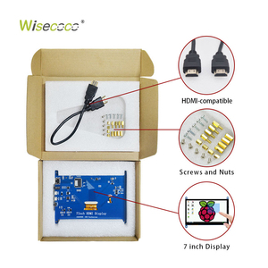 <span class=keywords><strong>Display</strong></span> LCD CTP da 7 Pollici per Raspberry Pi, 1024*600 800*480 IPS TFT LCD, Kit <span class=keywords><strong>Display</strong></span> <span class=keywords><strong>Touch</strong></span> Capacitivo da 7" per Raspberry Pi Zero - Product Image 6