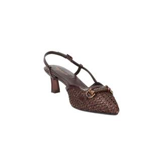 Sandalias de Tacón Tamaris Donna Slingback Marrón, Tacón de 5 cm, Talla 38 - Product Image 4