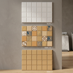 Azulejos de pared de cerámica brillante de 300x450mm Azulejos digitales de 12x18 para cocina y baño Precio de descuento y stock de la empresa - Product Image 1