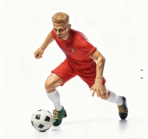 Figurines de joueurs de football miniatures personnalisées en PVC, joueurs de football, joueurs de <span class=keywords><strong>basket</strong></span>-ball, sportifs, figurines d'action en plastique, jouets - Product Image 6
